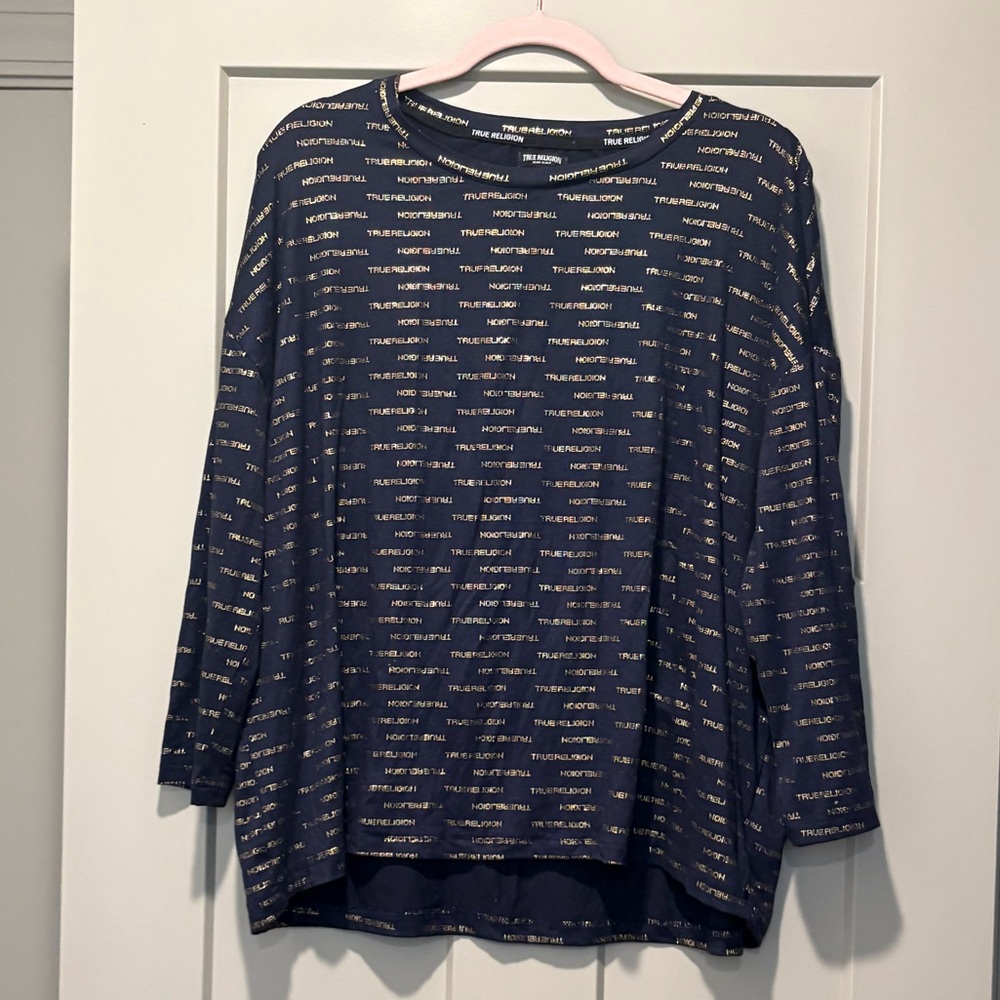 True Religion Navy Pajama Set